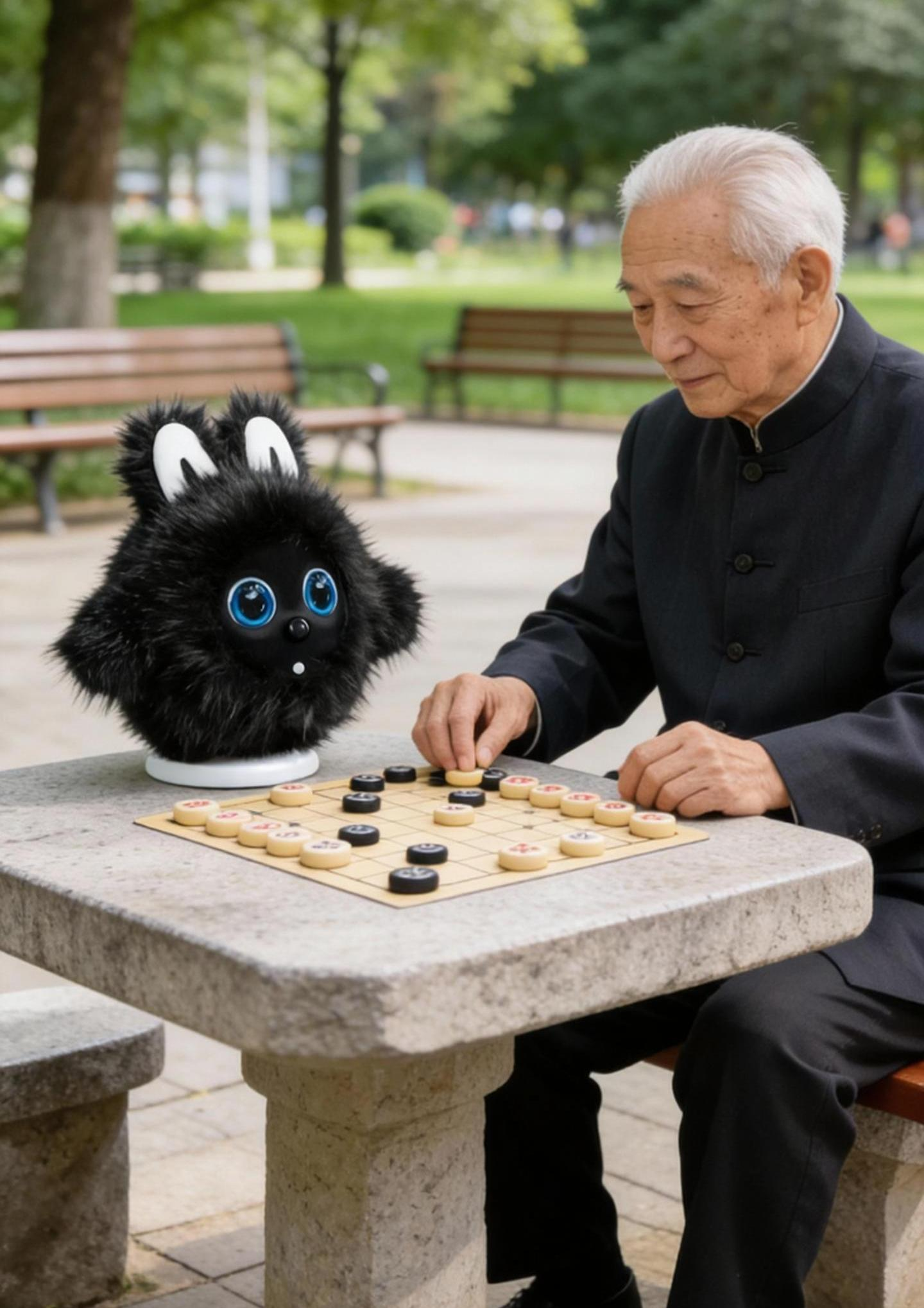 Kbao keeping an elderly person company